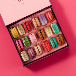 Box of 18 French Macarons