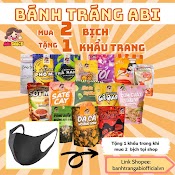 Bánh Tráng Abi 16 Vị Mua 2 Tặng 1 Khẩu Trang