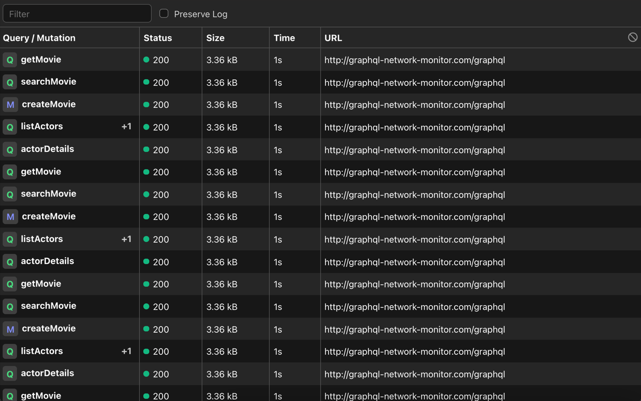 GraphQL Network Inspector Preview image 3
