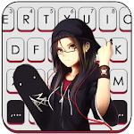 Cover Image of Download Cool Skate Girl Keyboard Theme 1.0 APK