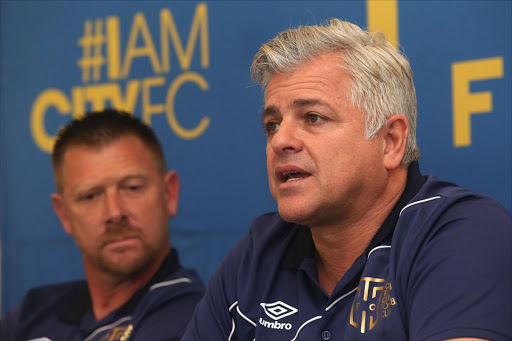 Cape Town City FC Owner John Comitis during the Cape Town City FC Press Conference held at the Greek Club on August 04, 2016 in Cape Town, South Africa. (Photo by Shaun Roy/Gallo Images)