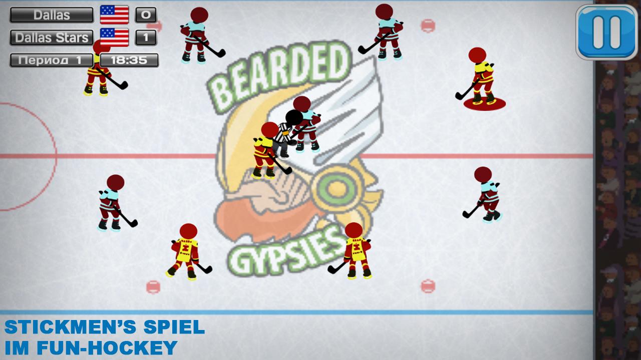 Android application Stickman Hockey Stars screenshort