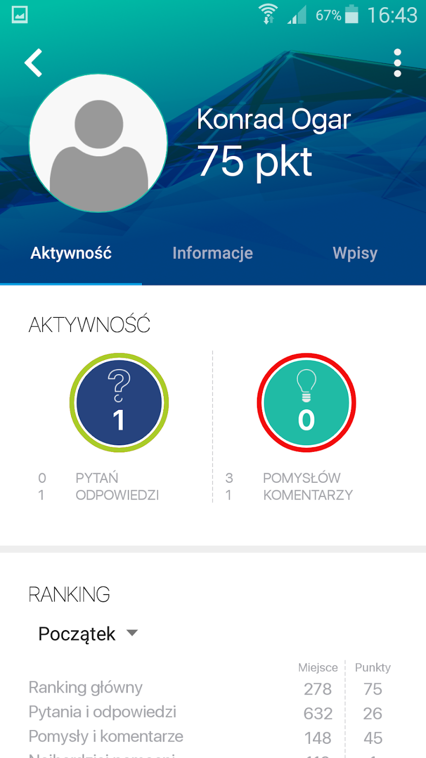 COMARCH ERP Społeczność Screen 3