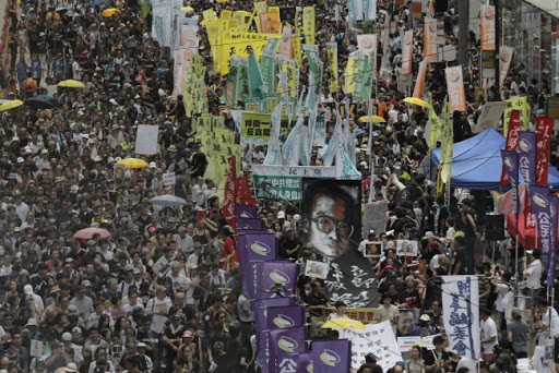 Hiljade ljudi na godišnjem protestnom maršu u Hongkongu