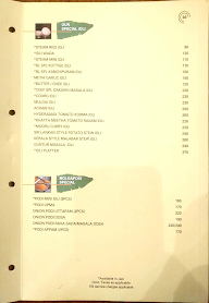 Banana Tree menu 4