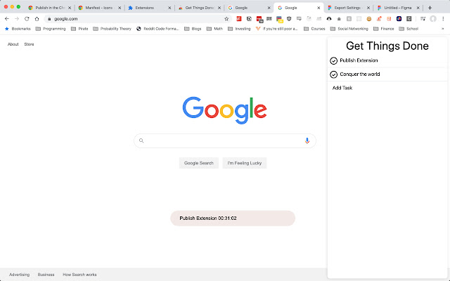 Get Things Done! chrome extension