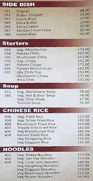 Hotel Dwarka menu 3