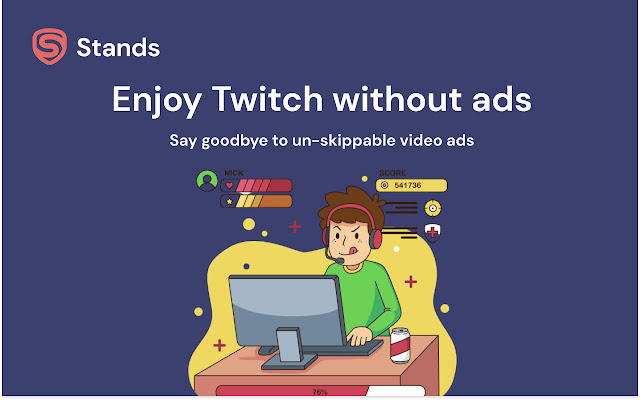 Stands AdBlocker for Twitch