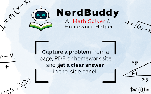 NerdBuddy: AI Math Solver & Homework Helper screenshot 1