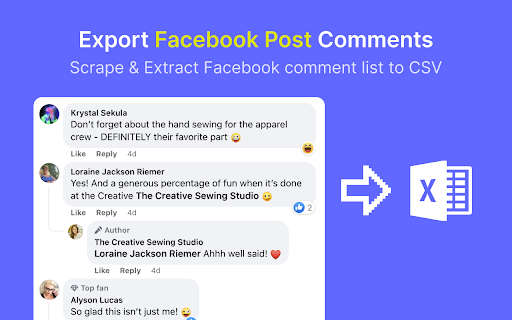 CommentExp - Scrape Facebook™ Comments