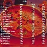 Jodhpur Daal Bati And More. menu 2