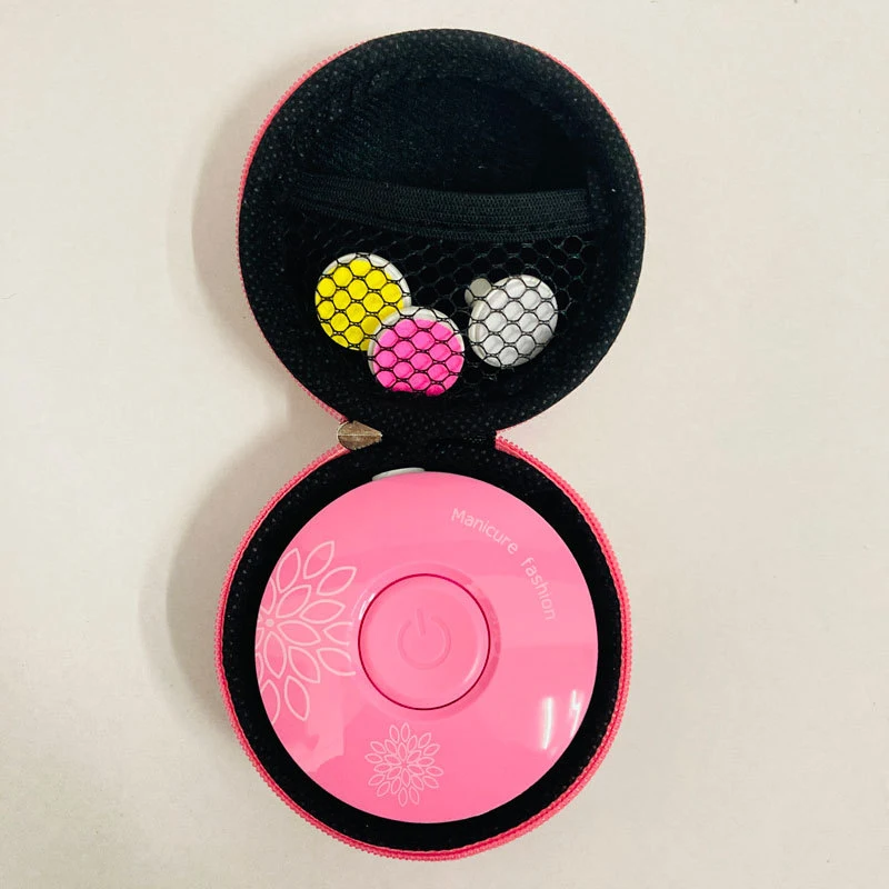 Children's Electric Nail Trimmer Storage Bag keeps trimmer and clippings secure. Safe and easy nail care for children. P