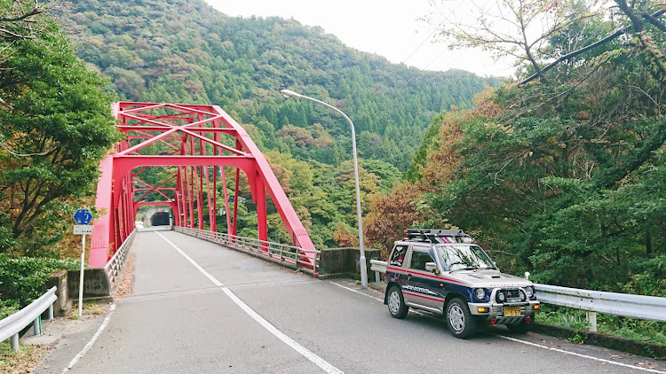 パジェロミニの徳山ダムまでドライブ・寄り道ドライブ・景色と車・紅葉はまだ早かった・いつもイイね！コメント有り難うございます♪に関するカスタム事例の投稿画像5枚目