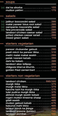 N Bar & Grill menu 2