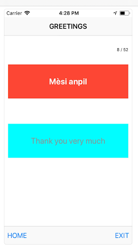 Screenshot Haitian Creole with Lengweezee
