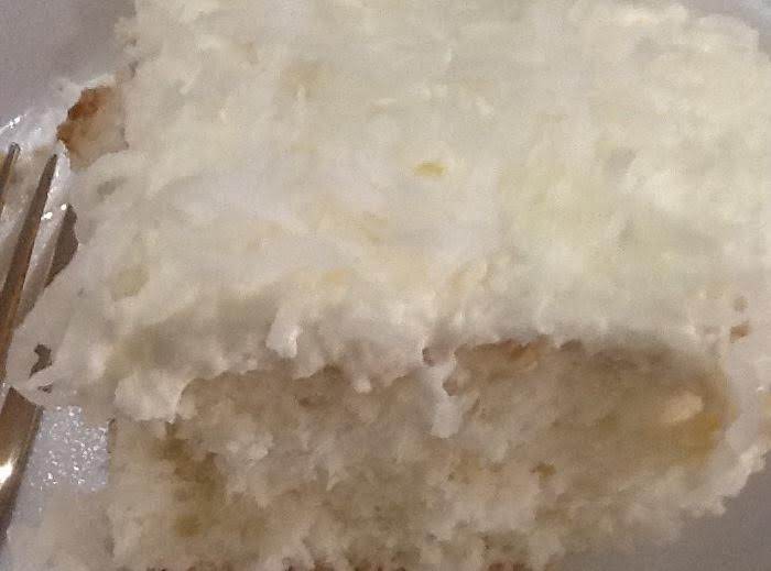 White Snowball Cake