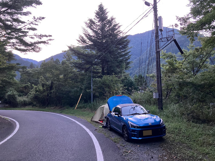 コペンのコペン登山・井川大橋・大井川・車で渡れる吊り橋・夜のドライブに関するカスタム事例の投稿画像4枚目