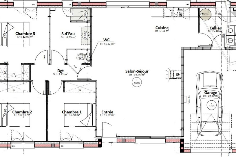  Vente Terrain + Maison - Terrain : 497m² - Maison : 92m² à Neuville-sur-Sarthe (72190) 