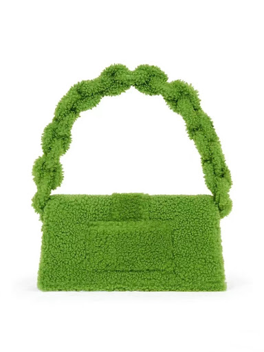 Title 5, Plush Woven Wrist One Shoulder Underarm Bag, st...