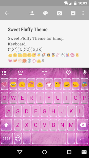 Sweet Fluffy Emoji Keyboard