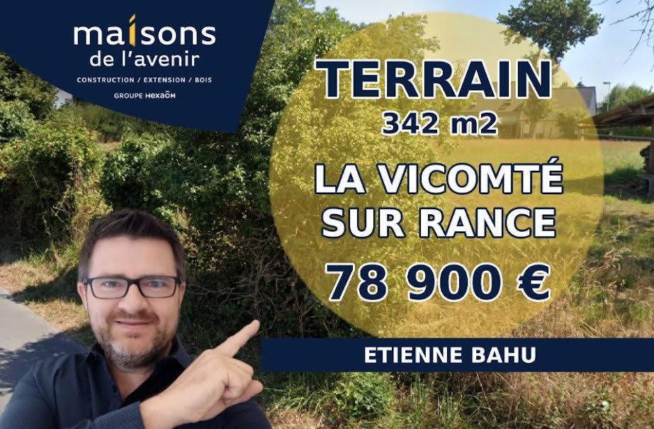 Vente terrain  342 m² à La Vicomté-sur-Rance (22690), 78 900 €