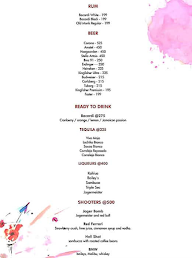 Modern Bistro menu 5