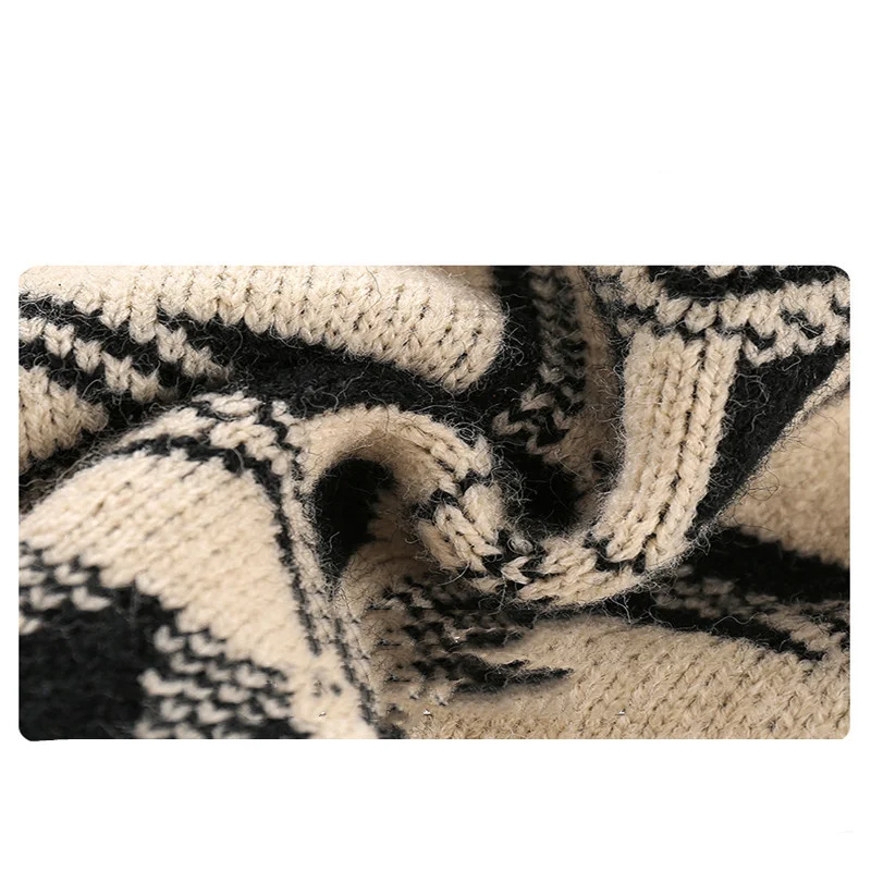 Super Western Style Fashionabele Gebreide Trui Herfst Winter Stretch Tops Comfortabel en Modieus Perfect voor de Koudere Dagen