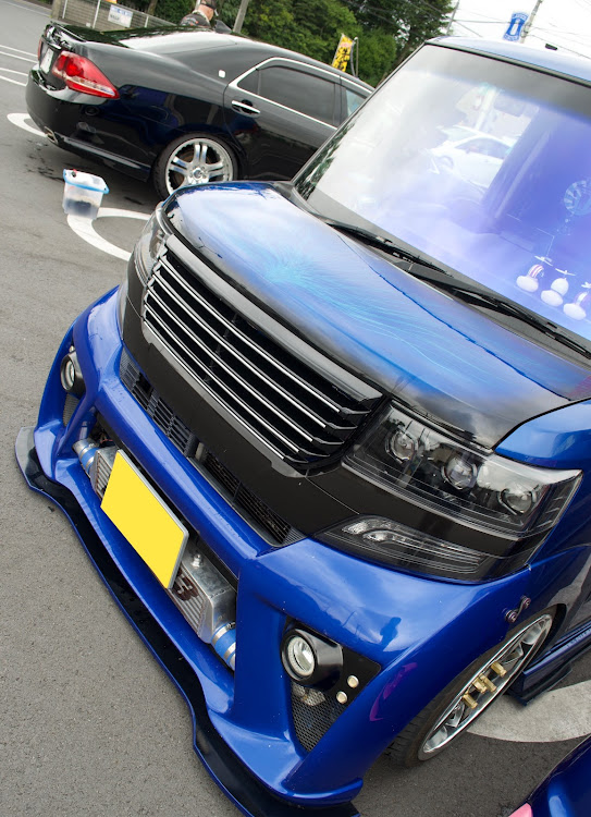 NボックスカスタムのTEAM花魁・💙師匠と弟子💙・愛車しか勝たん✌️・痛車・教習所コース内撮影会応募に関するカスタム事例の投稿画像5枚目