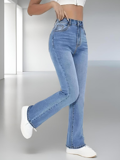 Title 6, Womens High Waist Straight Slim Fit All-match ...