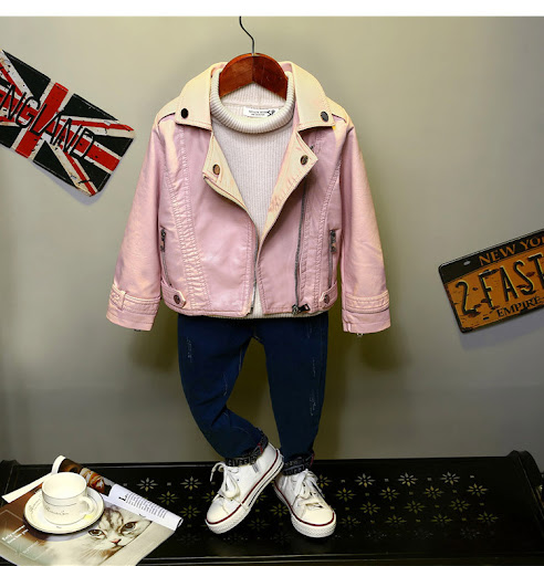 Title 8, Autumn New Korean Children Lapel Jacket, a styl...