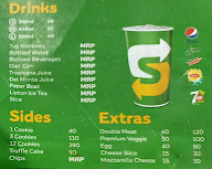 Subway menu 2