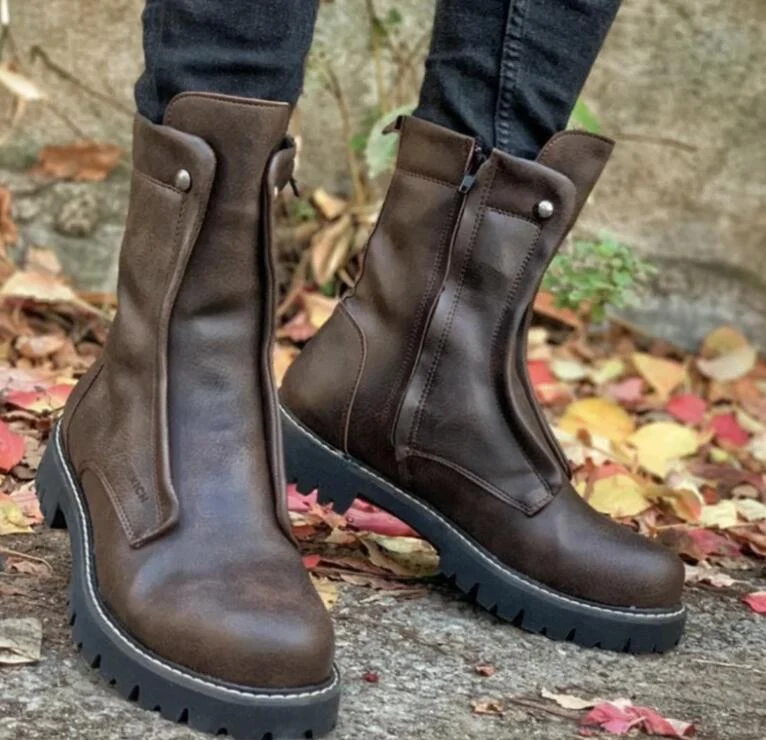 Title 5, Heren Platform Martin Boots Stevige en stijlvol...