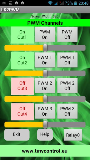 LK2 LanControl 4PWM OUT demo