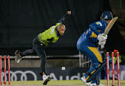 Basheer Walters of Warriors during the Momentum One Day Cup Qualifier between VKB Knights and Warriors at Mangaung Oval on March 27, 2107 in Bloemfontein, South Africa.