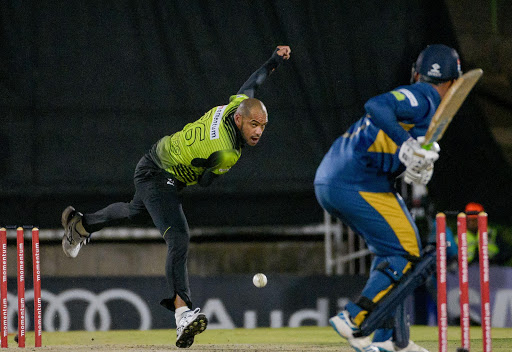 Basheer Walters of Warriors during the Momentum One Day Cup Qualifier between VKB Knights and Warriors at Mangaung Oval on March 27, 2107 in Bloemfontein, South Africa.