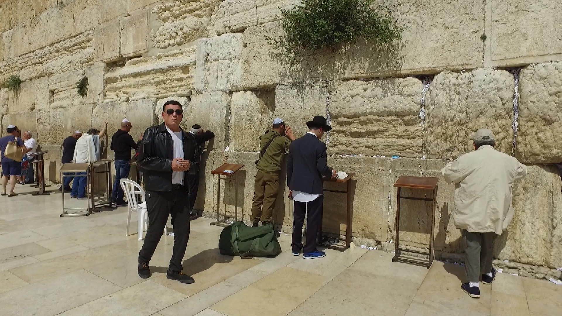 Roberto Cabrini visita Israel 