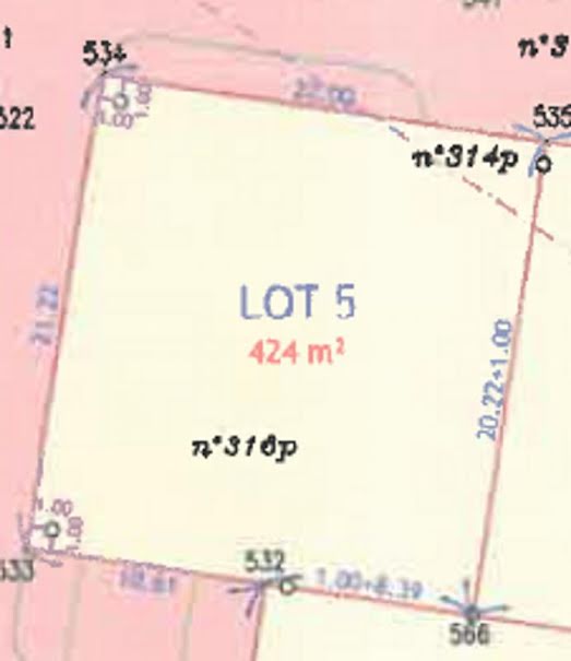 Vente terrain à batir  424 m² à Marzan (56130), 59 652 €