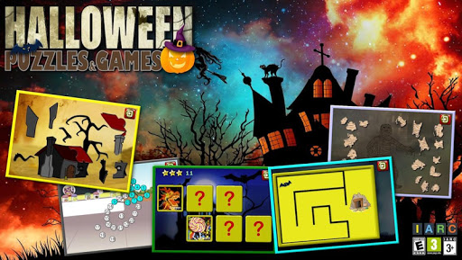 子供たちのハロウィーンのパズル ゲーム