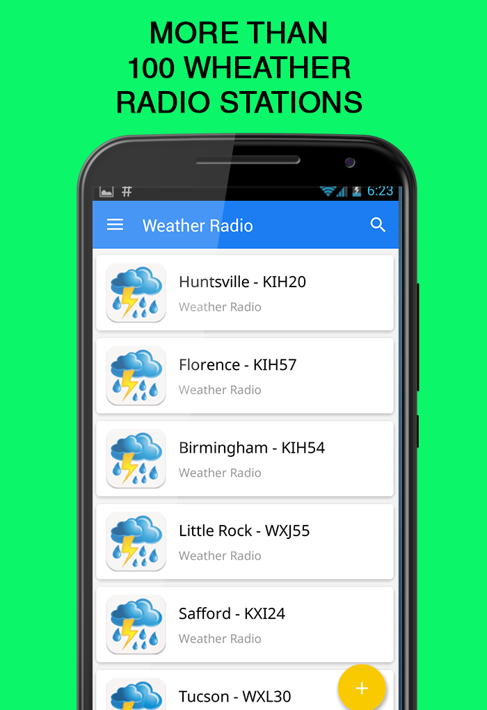 Weather Radio Free Screen 2