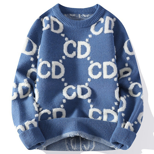 Title 4, Thickened round neck soft glutinous knit sweate...