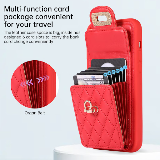 Title 5, Phone Back Cover Case with Card Holder and Prot...