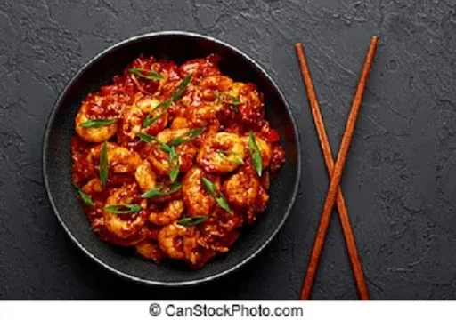 Schezwan Chilli Prawns