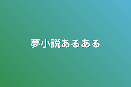 夢小説あるある