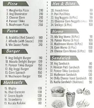 Lk Pizza Zone menu 1