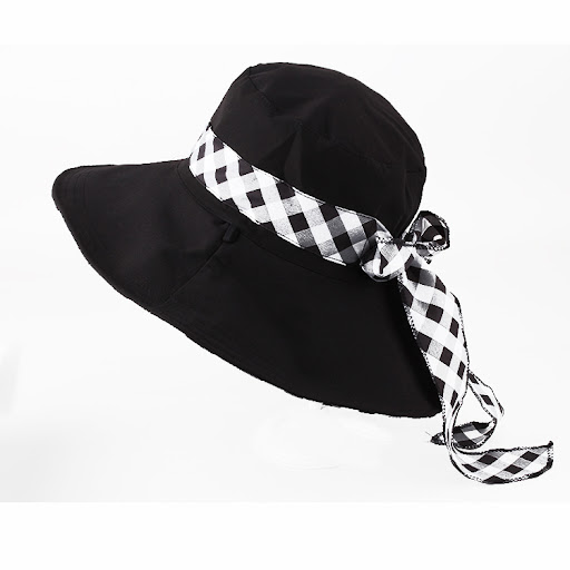 Title 2, Checked Printed Bonnet With Large Double-Sided ...
