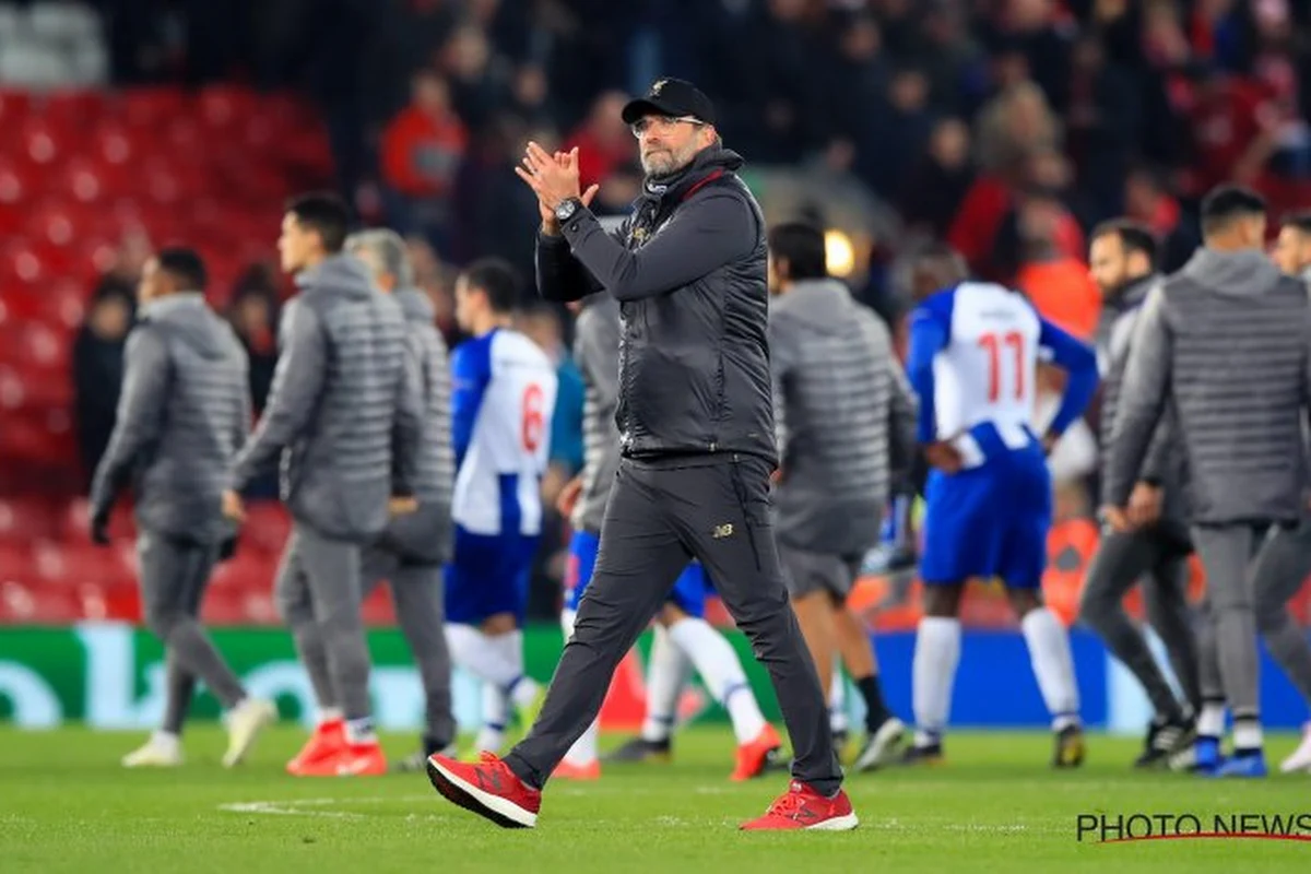 Klopp ne crie pas victoire après le 2-0 face à Porto