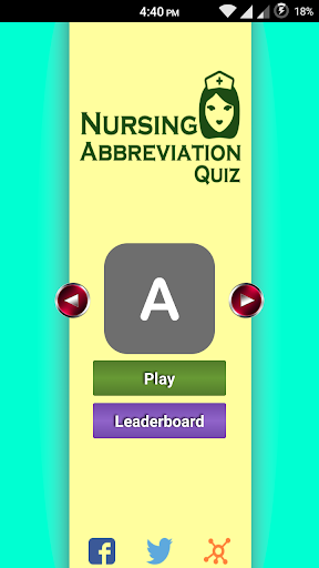 Nursing Abbreviation Quiz