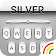 Silver Keyboard  icon