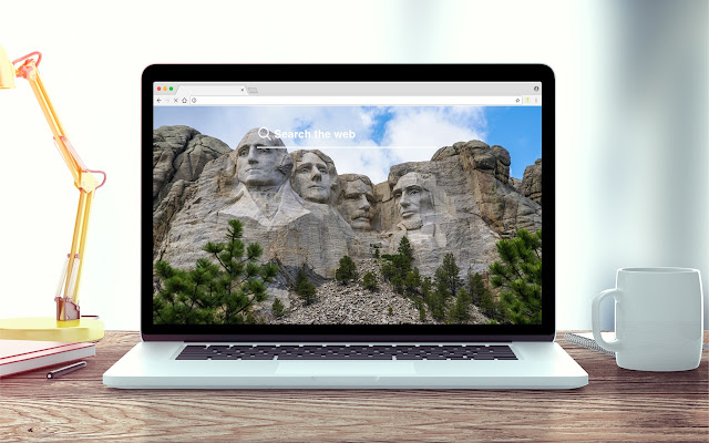 Mount Rushmore New Tab Theme