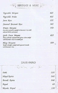 Gaylord menu 1